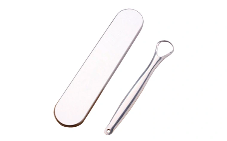 stainless steel tongue cleaner