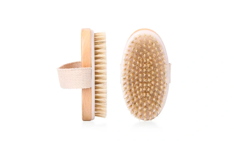 Wooden Back Scrubber Brush