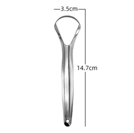 Large Size Stainless Steel Tongue Scraper