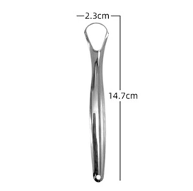 Small Size Stainless Steel Tongue Scraper